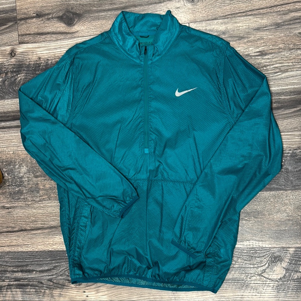 Nike Green Pullover Windbreaker Jacket